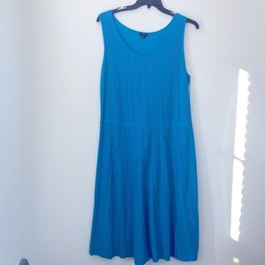 Talbots Blue sleeveless Dress